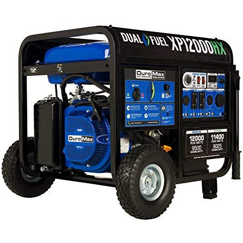 Rent to Own DuroMax DuroMax XP12000HX Dual Fuel Portable Generator